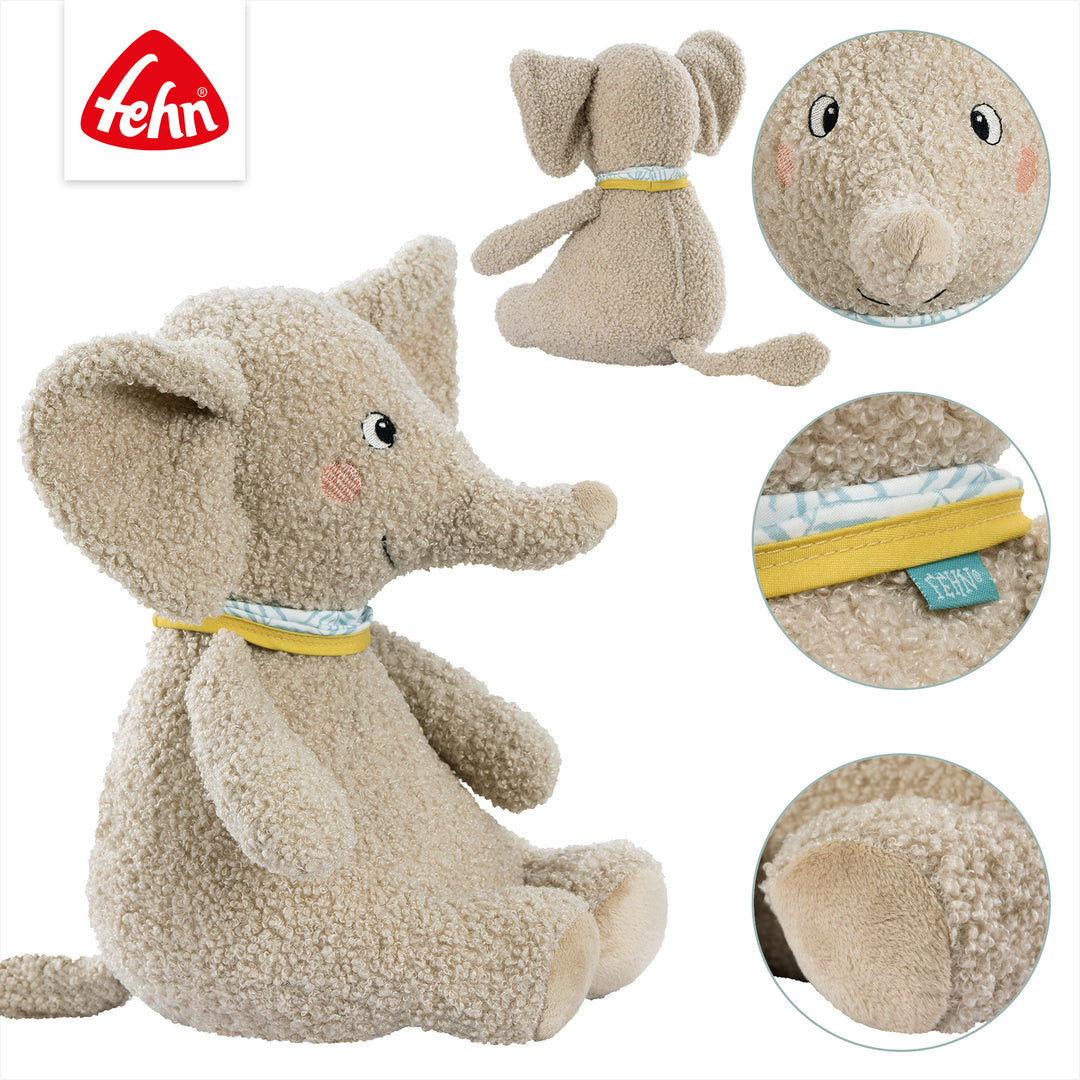 Detailansicht des Baby Kuscheltier Elefant XL
