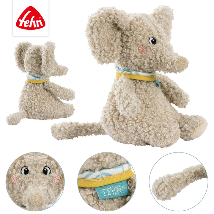 Detailansicht des Baby Bean Bag Elefant mit Beans-Füllung