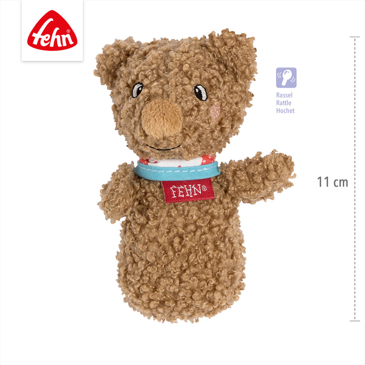 Baby Mini-Rassel Bär, 11 cm