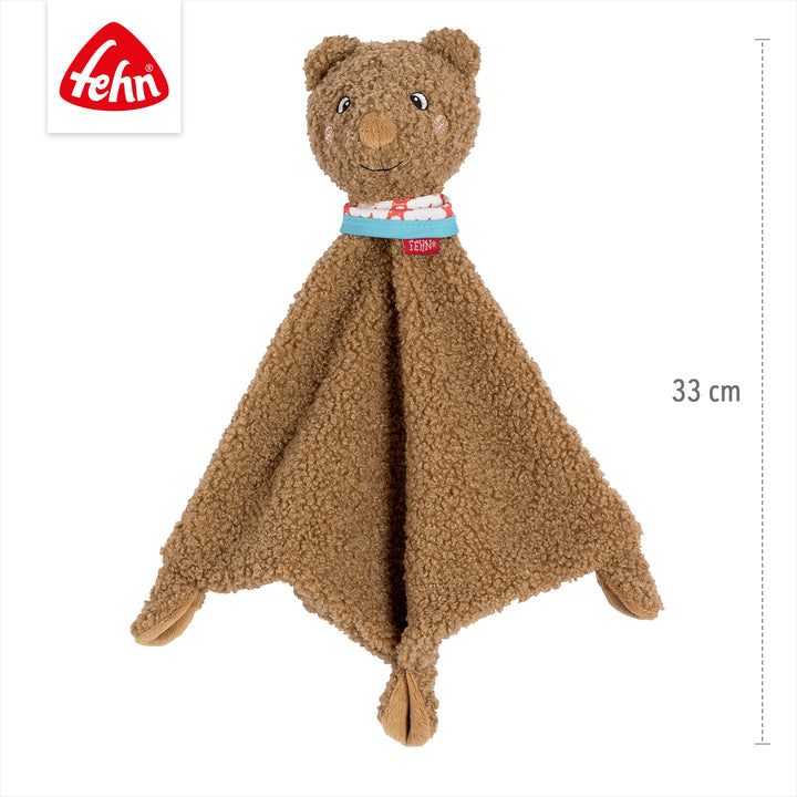 Baby Schmusetuch Bär, 33 cm
