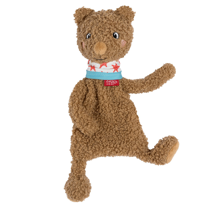 Baby Schmusetuch Bär aus weichem Curly-Stoff