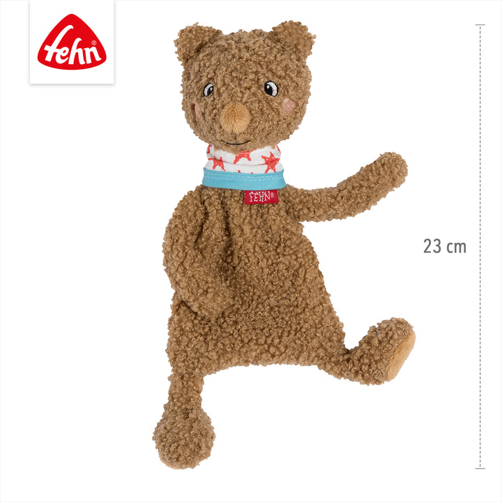 Baby Schmusetuch Bär, 23 cm
