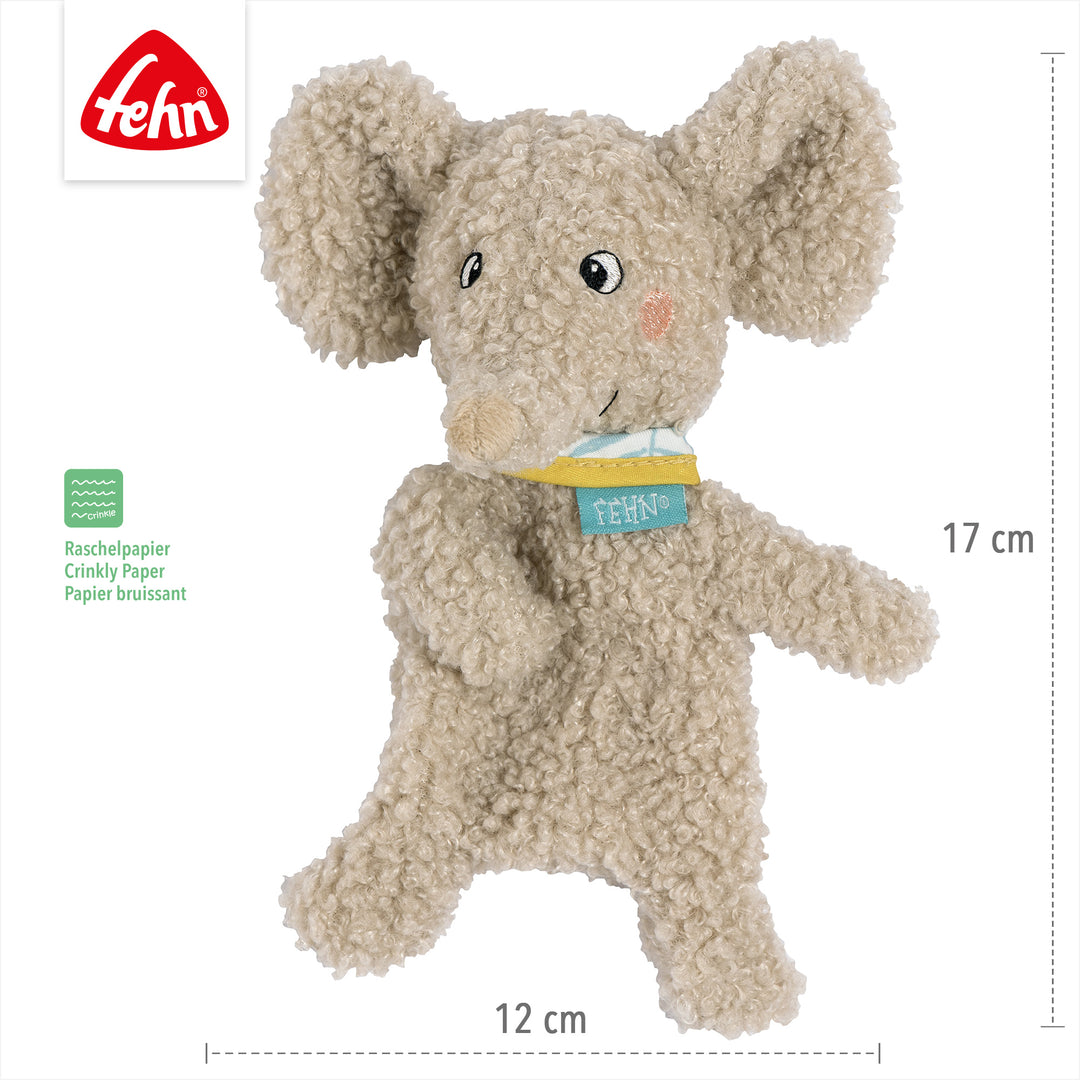 Baby Knister-Elefant, 17 x 12 cm