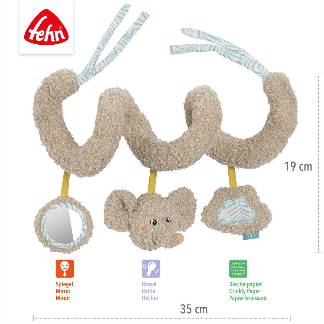 Baby Activity-Spirale Elefant, 19 x 35 cm