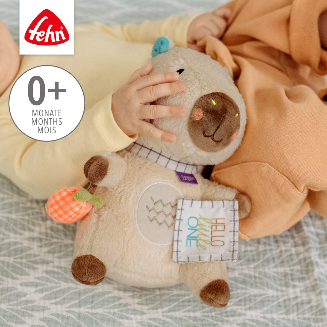 Baby Kuscheltier Capybara aus weichem Plüsch