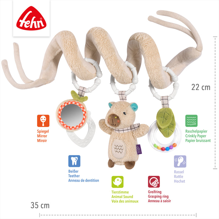 Baby Activity-Spirale Capybara, 22 x 35 cm
