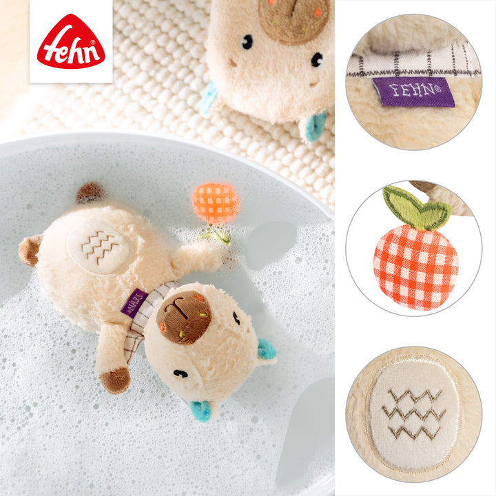 Details des schwimmfähigen Baby Badetieres Capybara