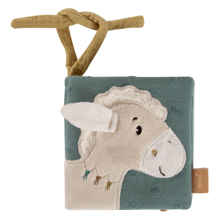 Baby Stoffbuch Pferd aus weicher Baumwolle
