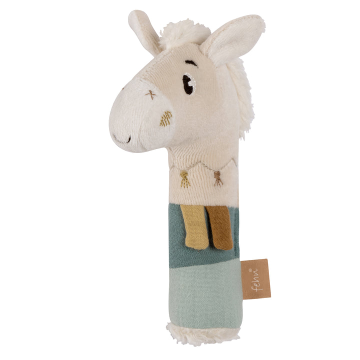 Baby Stabgreifling Pferd aus weicher Baumwolle