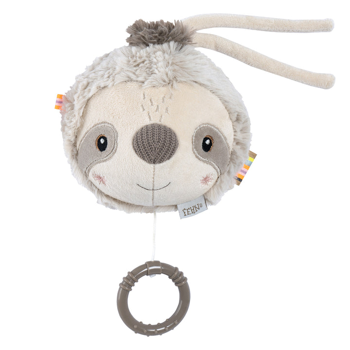 Baby Spieluhr Faultier mit Greifring zum Aufziehen