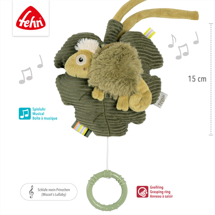 Baby Spieluhr Chamäleon, 15 cm, mit Melodie "Mozart´s Wiegenlied"
