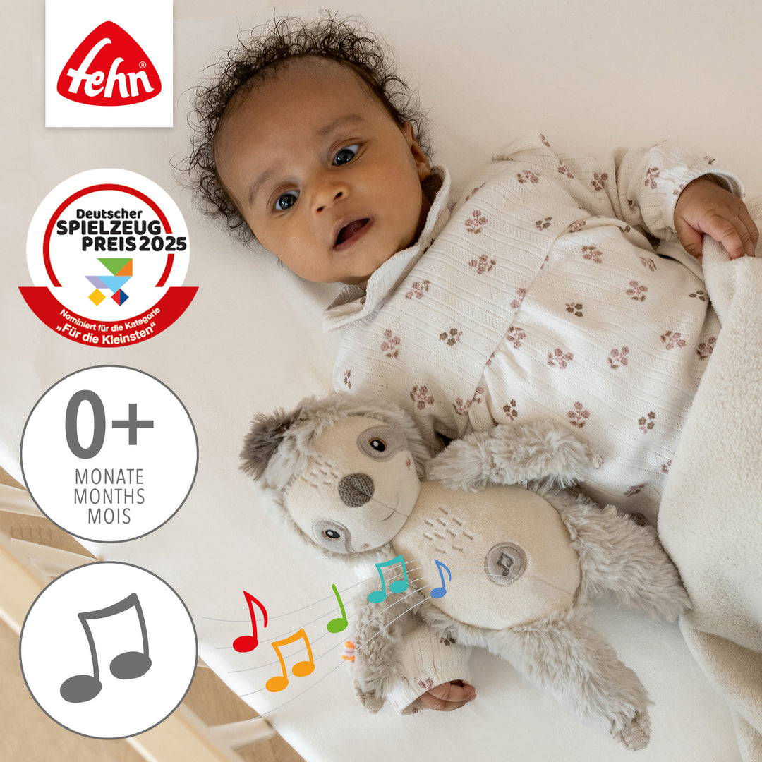 Baby Einschlafhilfe Faultier, nominiert für den Deutschen Spielzeugpreis