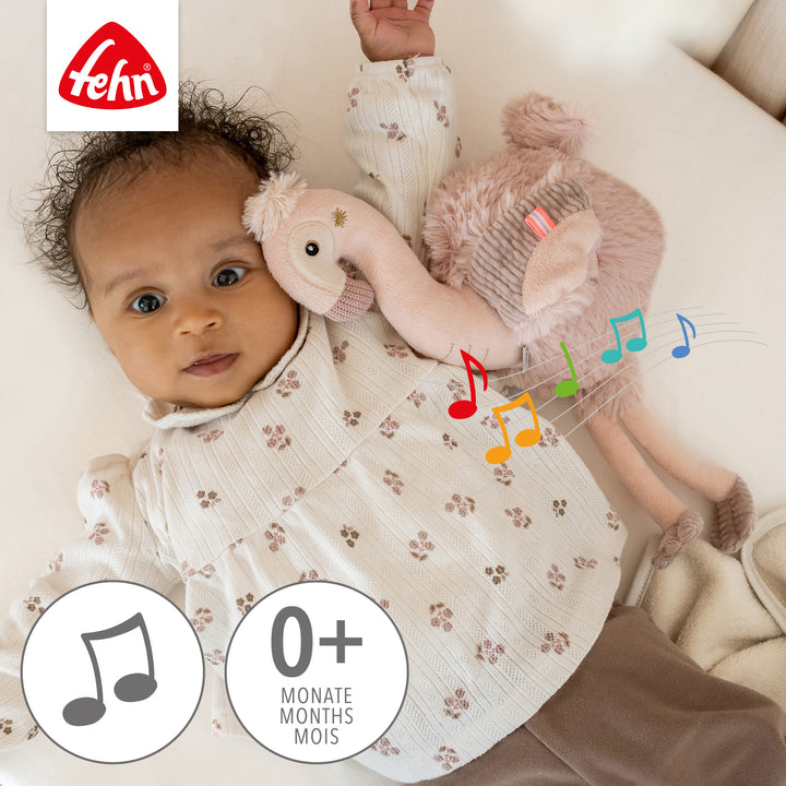 Baby Einschlafhilfe Flamingo mit sanften Melodien