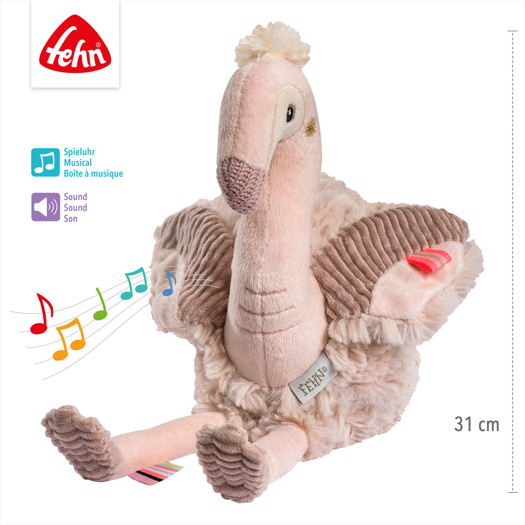 Baby Einschlafhilfe Flamingo, 31 cm