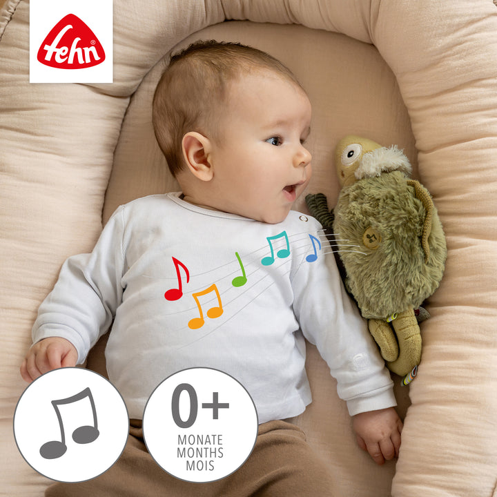 Baby Einschlafhilfe Chamäleon mit sanften Melodien