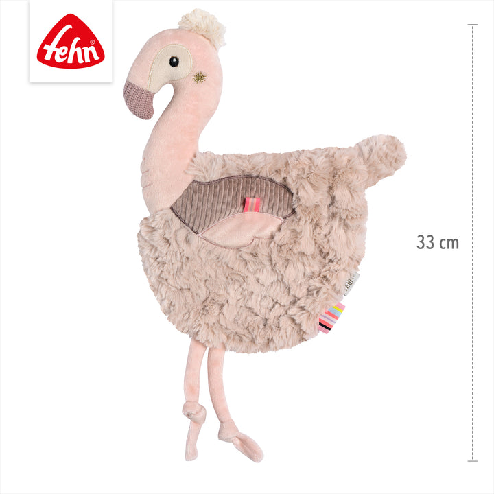 Baby Schmusetuch Flamingo, 33 cm