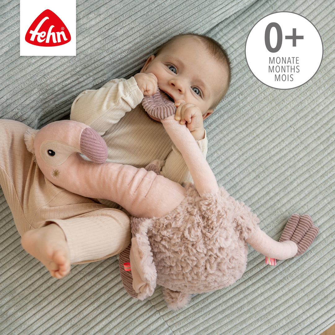 Baby Kuscheltier Flamingo XL aus weichem Plüsch