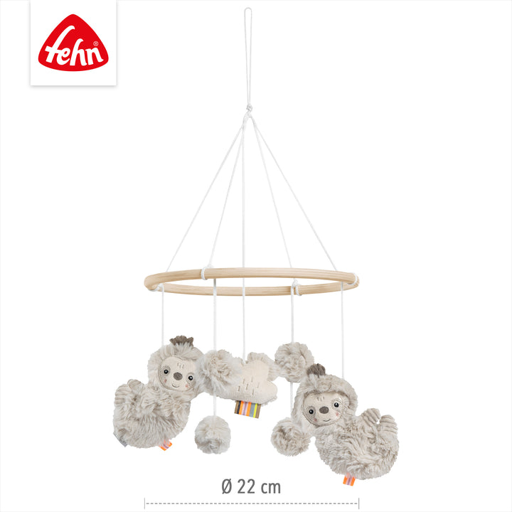 Baby Holz-Mobile Faultier, Ø 22 cm
