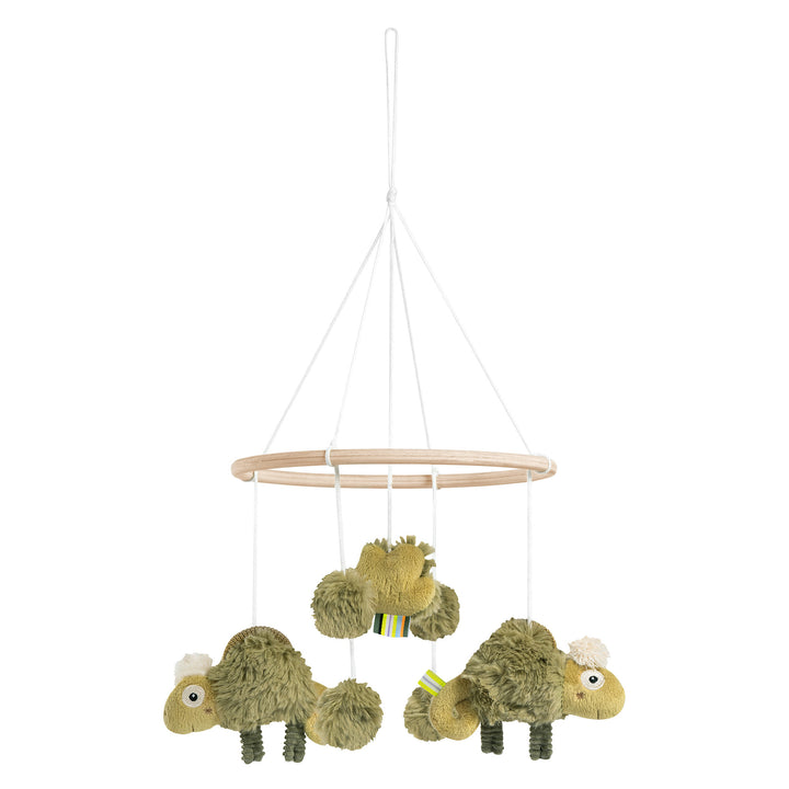 Baby Holz-Mobile Chamäleon für Babybett