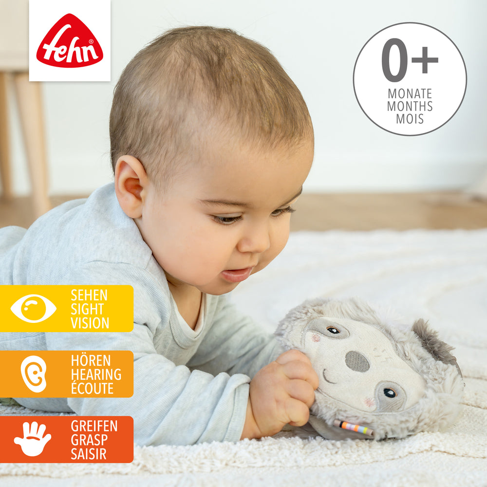 Baby entdeckt das Baby Stoffbuch Faultier