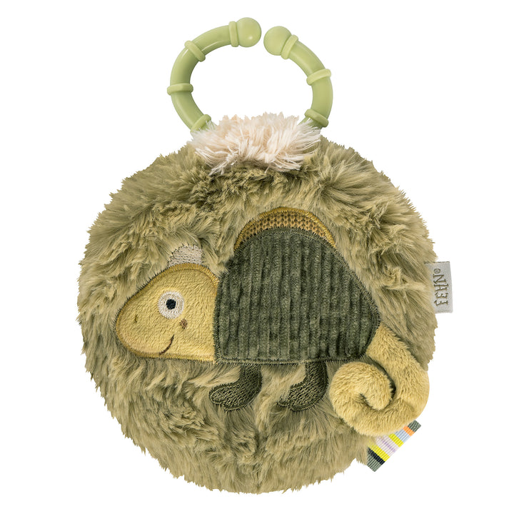 Baby Stoffbuch Chamäleon aus weichem Plüsch