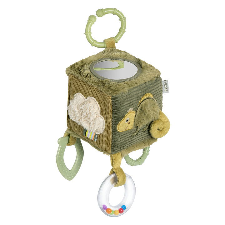 Baby Activity-Würfel Chamäleon mit Spielelementen