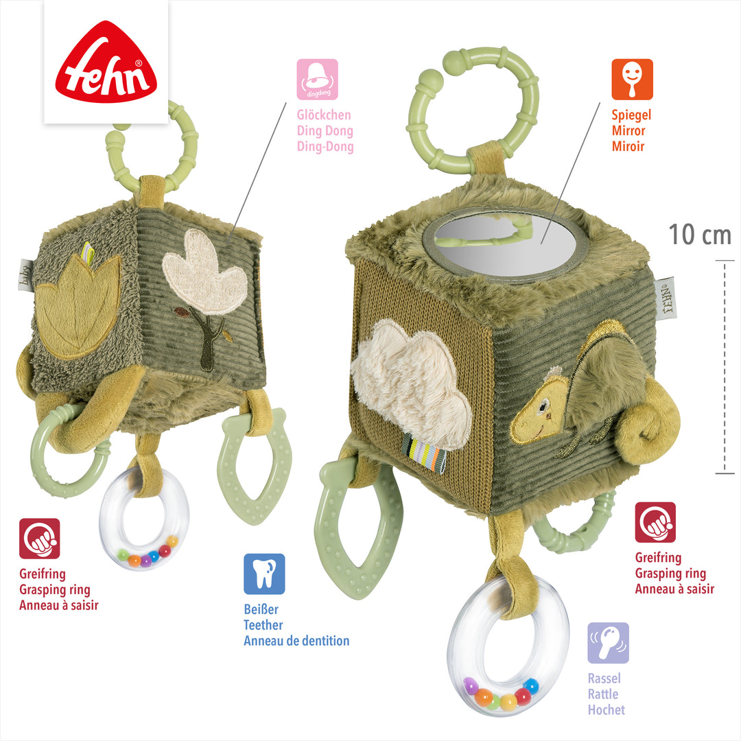Baby Activity-Würfel Chamäleon, 10 cm
