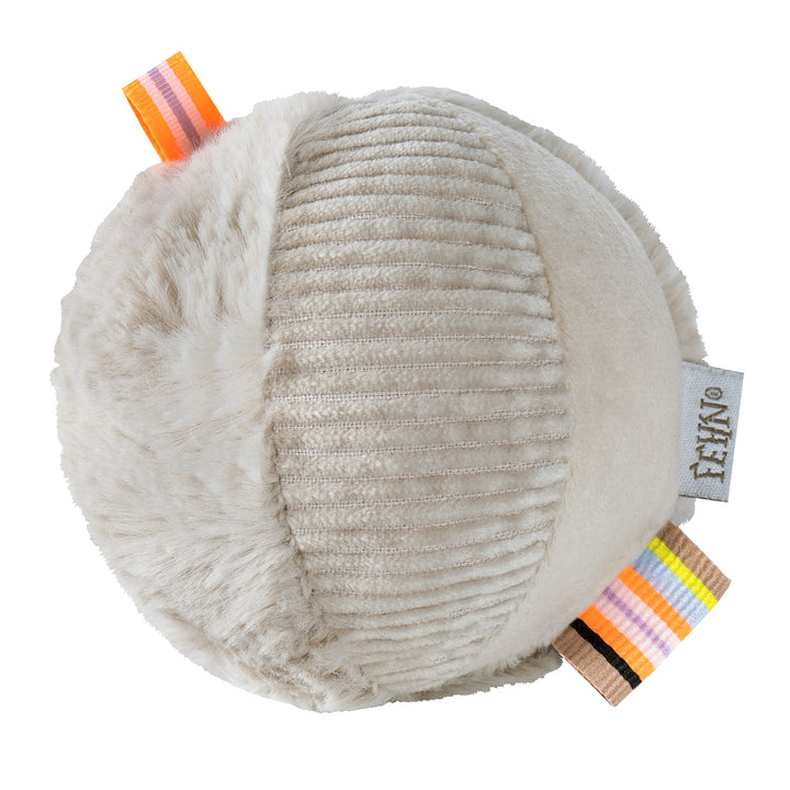 Baby Rasselball Faultier aus weichem Plüsch