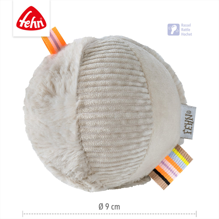 Baby Stoffball Faultier, Ø 9 cm
