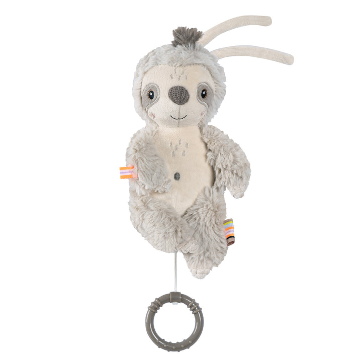 Baby Spieluhr Faultier mit Greifring zum Aufziehen