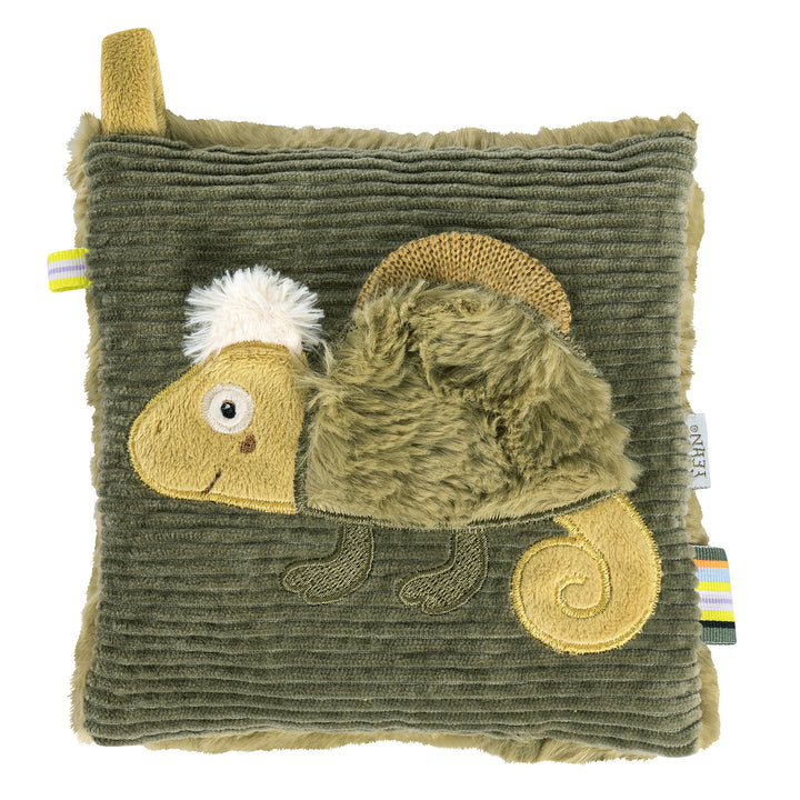 Baby Kirschkernkissen Chamäleon mit Kirschkernfüllung