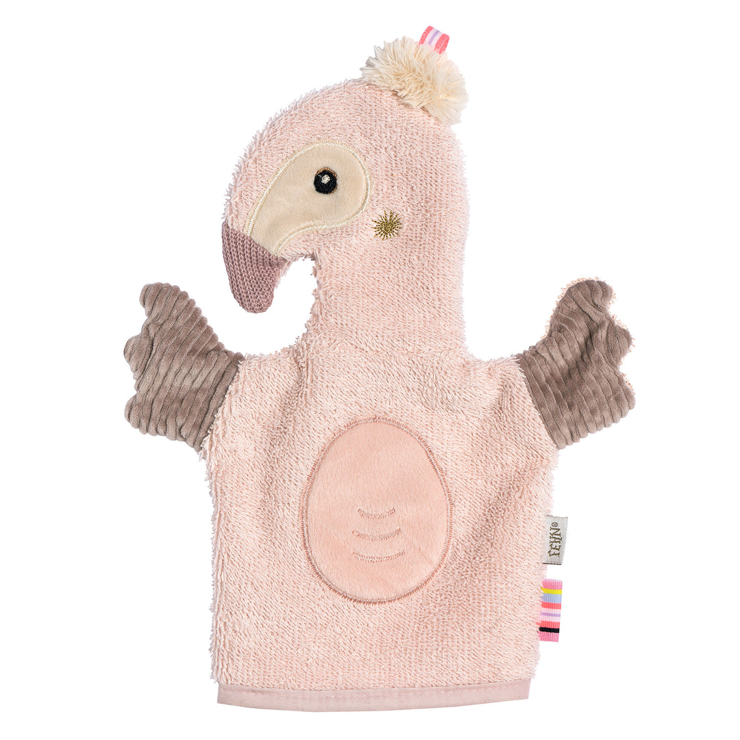fehn handschuh Fehn Waschhandschuh Flamingo – Fehn – Babyspielzeug & Babybedarf seit 1949 – babyfehn.de