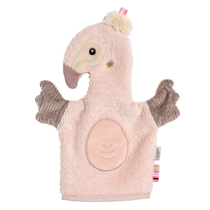 Baby Waschhandschuh Flamingo