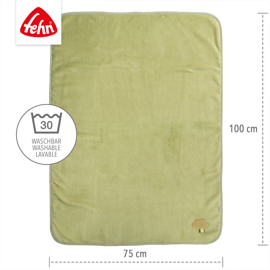 Baby Kuscheldecke Chamäleon, 100 x 75 cm, waschbar bei 30°C