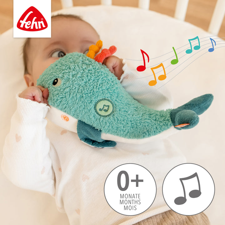 Baby Einschlafhilfe Wal mit sanften Melodien