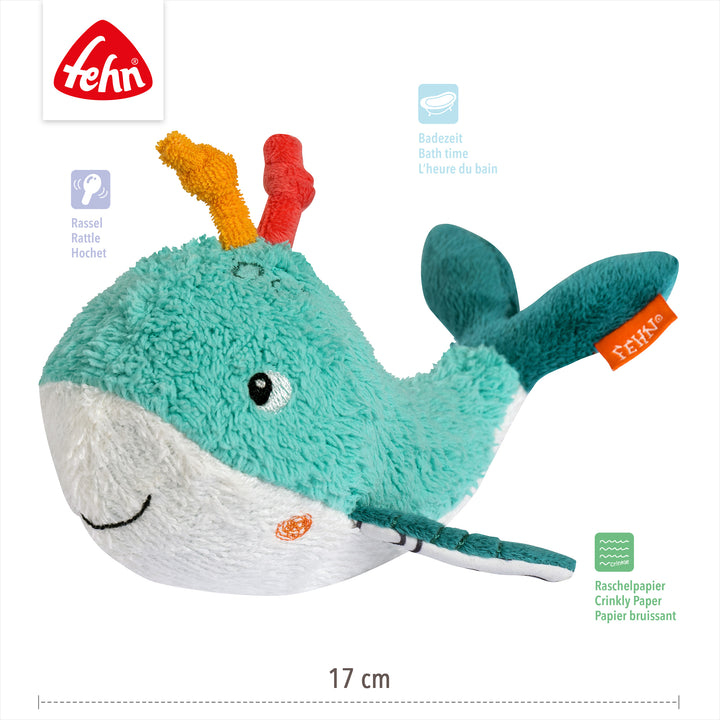 Baby Badetier Wal, 17 cm
