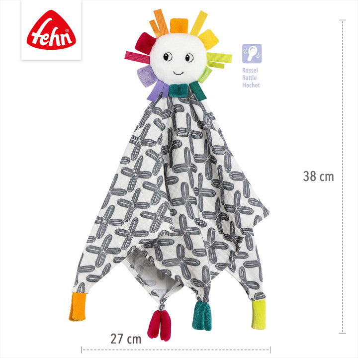 Baby Schmusetuch Sonne, 38 x 27 cm