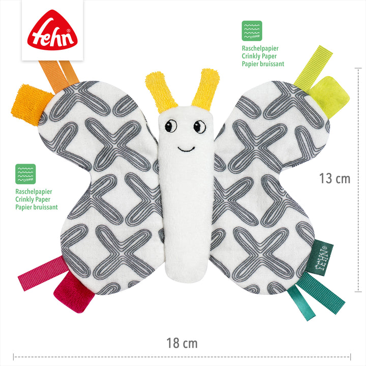 Baby Knister-Schmetterling, 13 x 18 cm