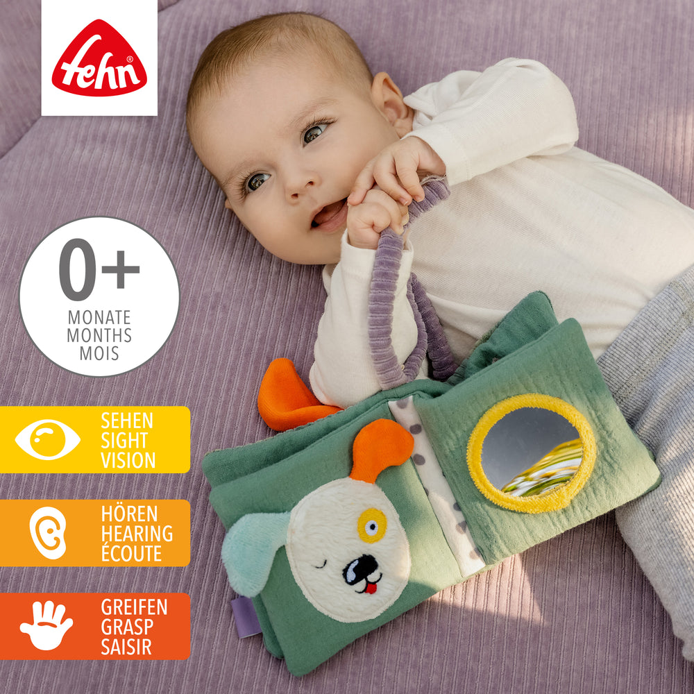 Baby entdeckt das Baby Stoffbuch Hund