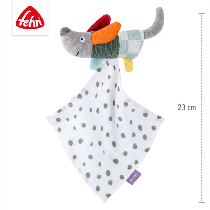 Baby Schmusetuch Hund, 23 cm