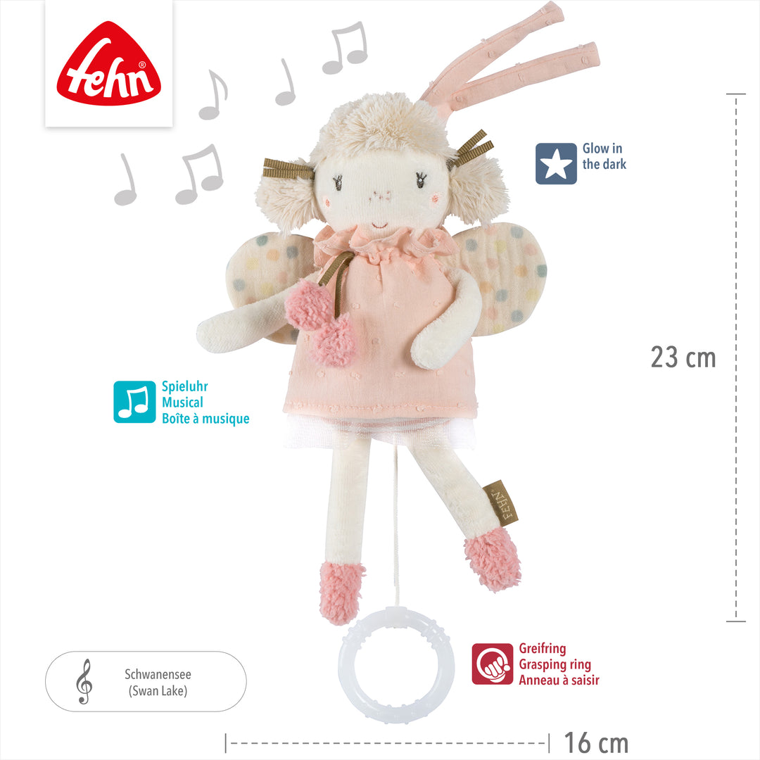 Baby Spieluhr Fee, 23 x 16 cm, mit Melodie "Schwanensee"