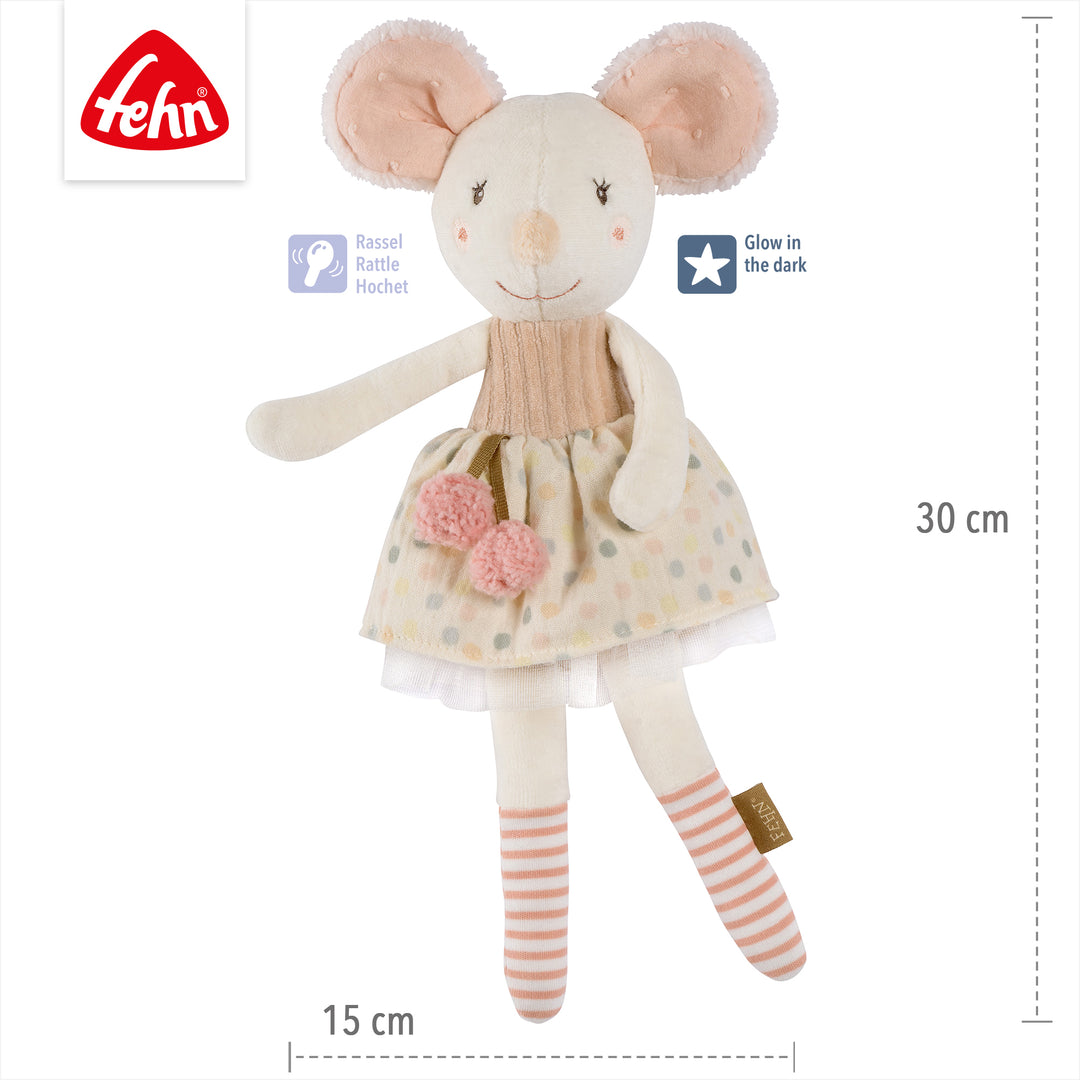 Baby Bean Bag Maus, 30 x 15 cm