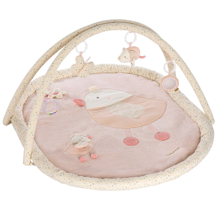 Baby 3-D-Activity-Decke Vogel mit Spielelementen