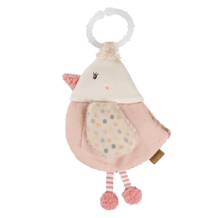 Baby Stoffbuch Vogel aus weichem Plüsch