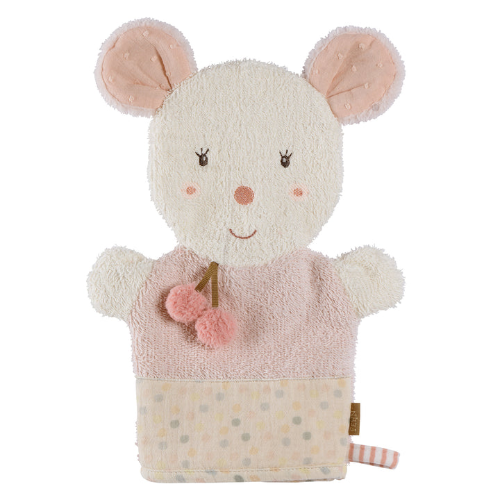 Baby Waschhandschuh Maus