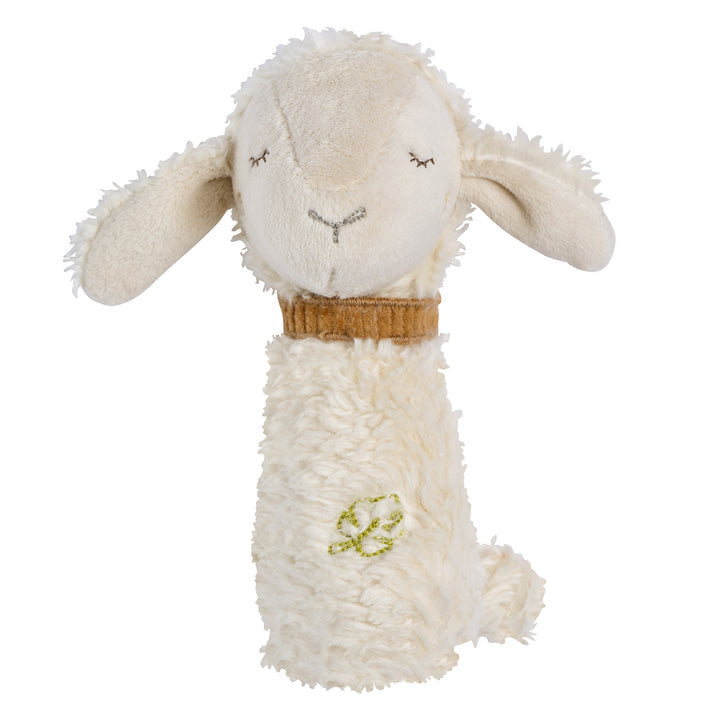 Baby Stabrassel Schaf aus weicher Baumwolle