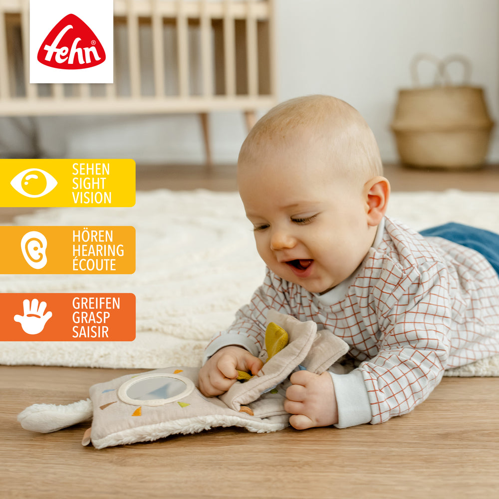 Baby entdeckt das Baby Stoffbuch Schaf