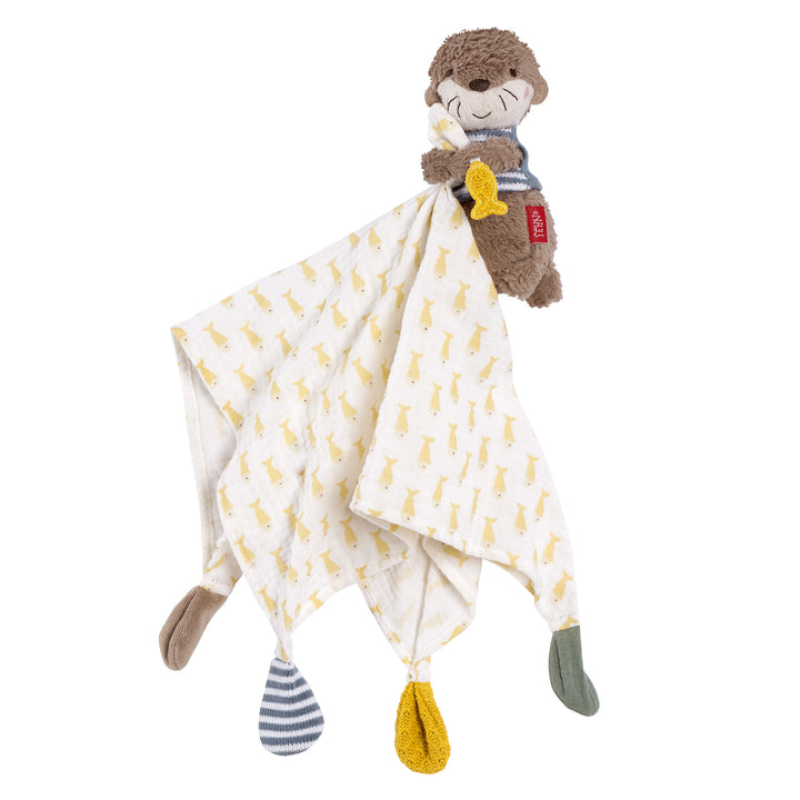Baby Schmusetuch Otter aus weichem Musselin