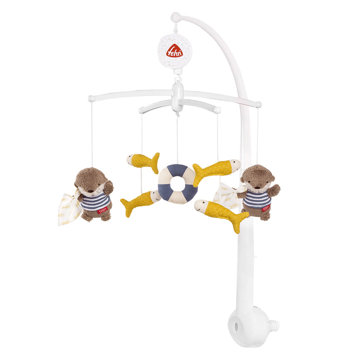 Baby Musik-Mobile Otter für Babybett