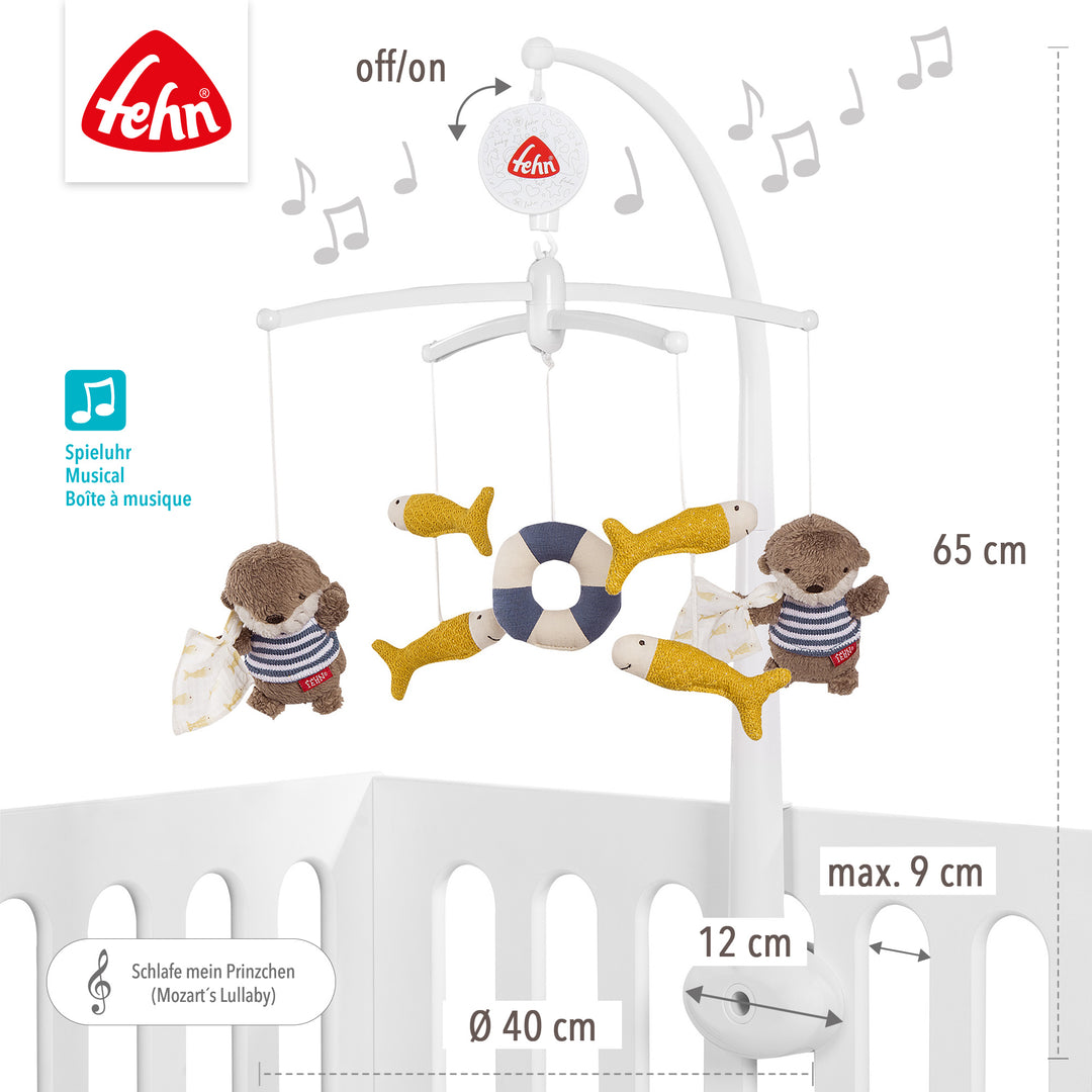Baby Musik-Mobile Otter mit Melodie "Mozart´s Wiegenlied", Ø 40 cm